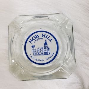 Vintage Nob Hill Casino Las Vegas Nevada glass ashtray